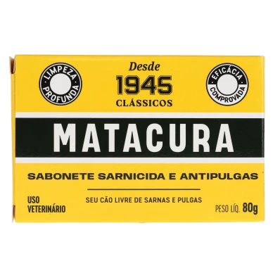 Sabonete Matacura Sarnicida e Antipulgas 80g