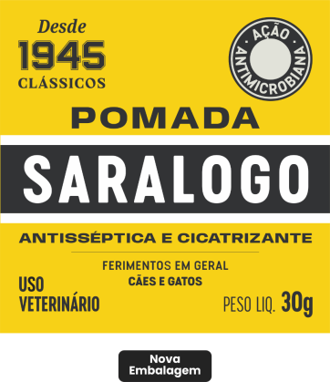 Pomada Saralogo Antisséptica e Cicatrizante 30g